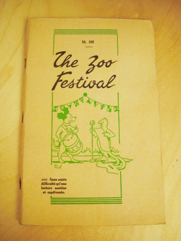 Mentor Jeanjean Adams Premier roman anglais The zoo festival 1968