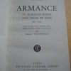 Stendhal Armance ou quelques scènes d'un salon de Paris en 1827 Texte établi avec introduction, bibliographie, notes et variantes par Henri Martineau 1951 – Image 2