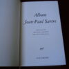 Album Pléiade   Jean-Paul Sartre  iconographie choisie et commentée par Cohen-Solal  nrf gallimard  1991 – Image 4