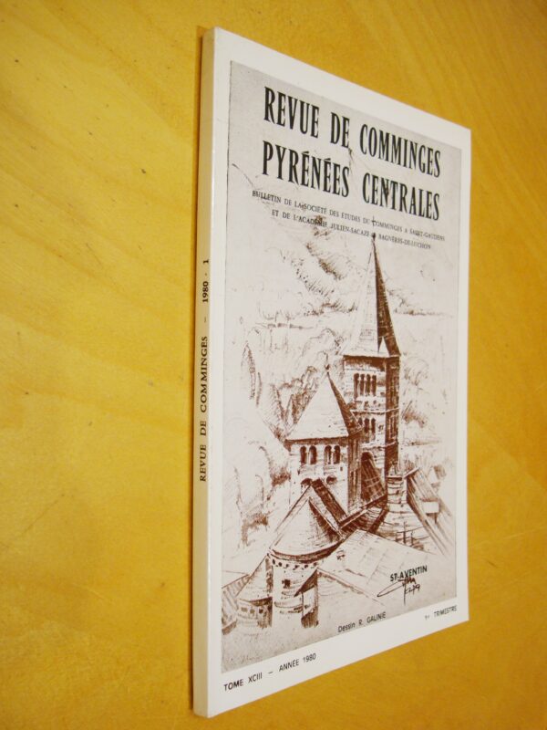 Revue de Comminges Pyrénées centrales tome XCIII 1980 1