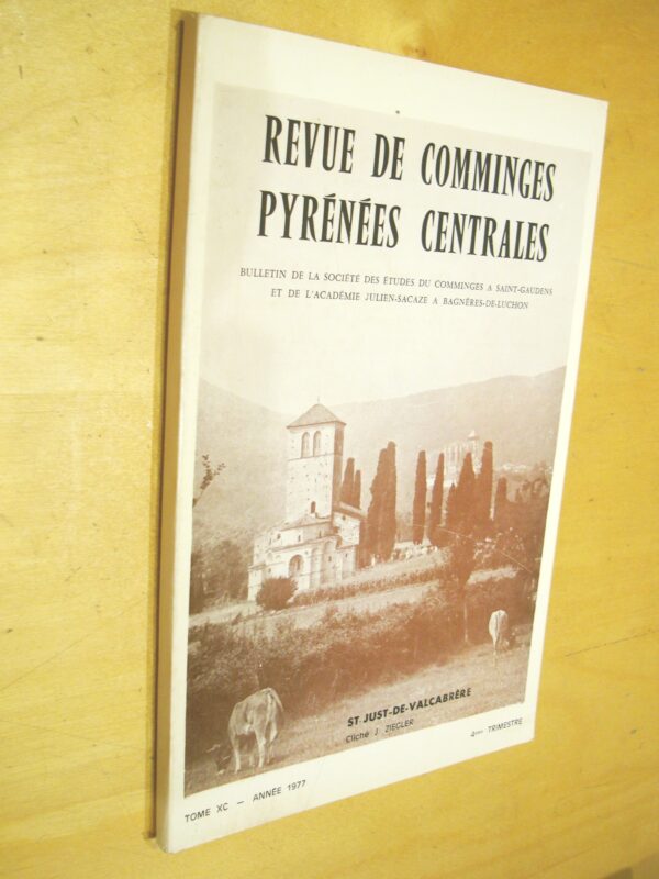 Revue de Comminges Pyrénées centrales tome XC 1977 4