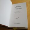 La Pléiade Album Voltaire iconographie choisie et commentée par J. Van Heuvel 1983 – Image 2