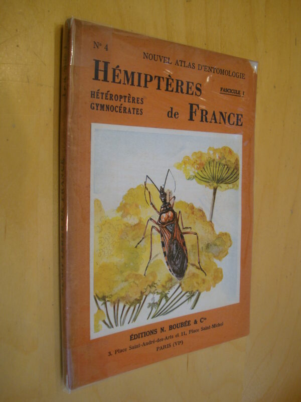 A. Villiers Atlas des hémiptères de France Hétéroptères Gymnocérates 1945