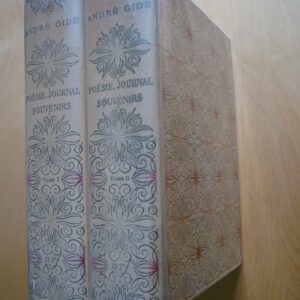 Gide Poésie Journal Souvenirs illustrations de Segonzac Brayer... nrf Gallimard Cartonnage Bonnet 2 Tomes 1952