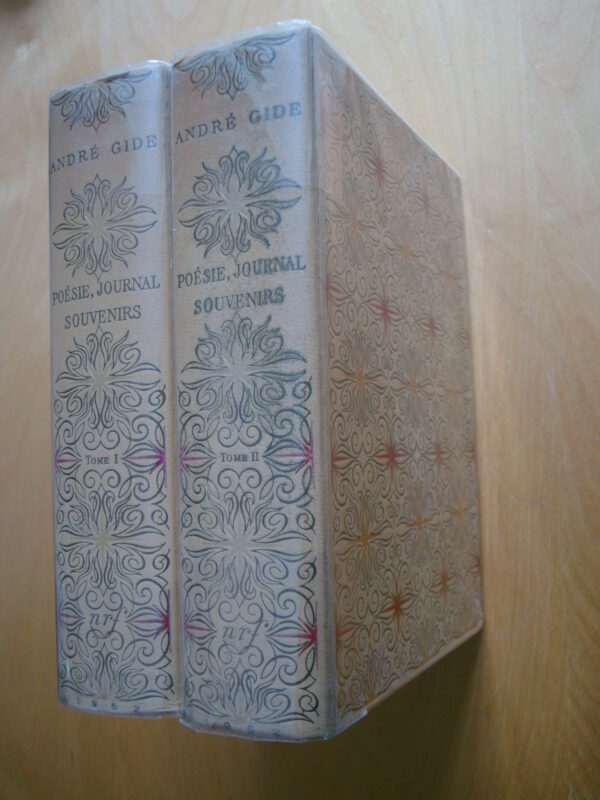 Gide Poésie Journal Souvenirs illustrations de Segonzac Brayer... nrf Gallimard Cartonnage Bonnet 2 Tomes 1952