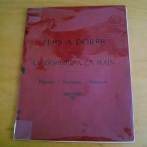 Fers à dorer pour la dorure à la main Palettes Roulettes Fleurons