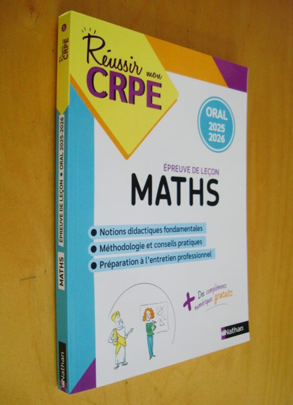 Réussir mon CRPE épreuve de leçon Maths Oral 2025 2026
