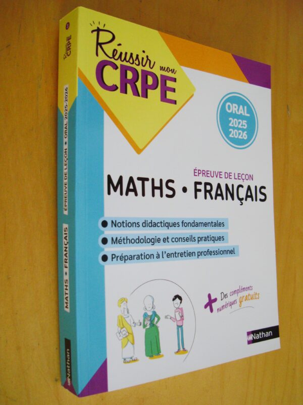 Réussir mon CRPE épreuve de leçon Maths Français Oral 2025 2026