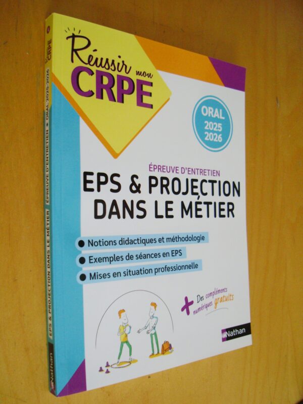 Réussir mon CRPE épreuve d'entretien EPS & Projection dans le métier Oral 2025 2026