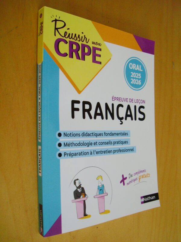 Réussir mon CRPE épreuve de leçon Français Oral 2025 2026