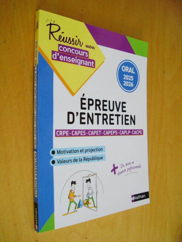 Réussir mon concours d'enseignant épreuve d'entretien CRPE CAPES CAPET CAPEPS CAPLP CACPE Oral 2025 2026