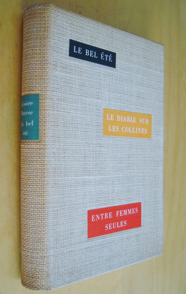 Cesare Pavese Le Bel été Club des Libraires de France 1959
