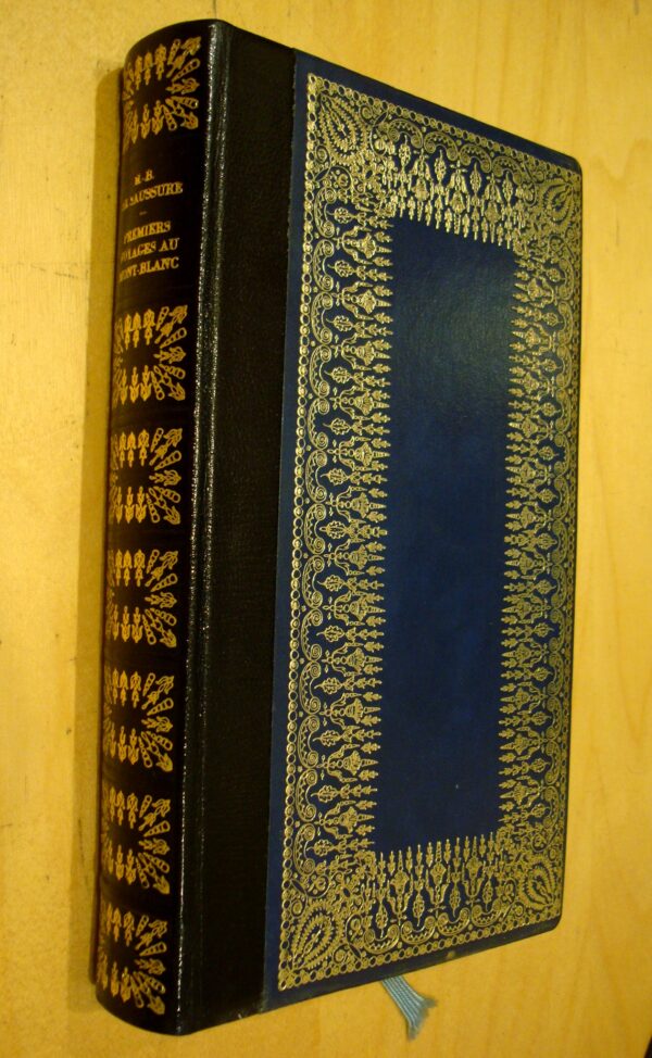 H.-B. De Saussure M.-T. Bourrit Premiers voyages au Mont-Blanc Cercle du Bibliophile