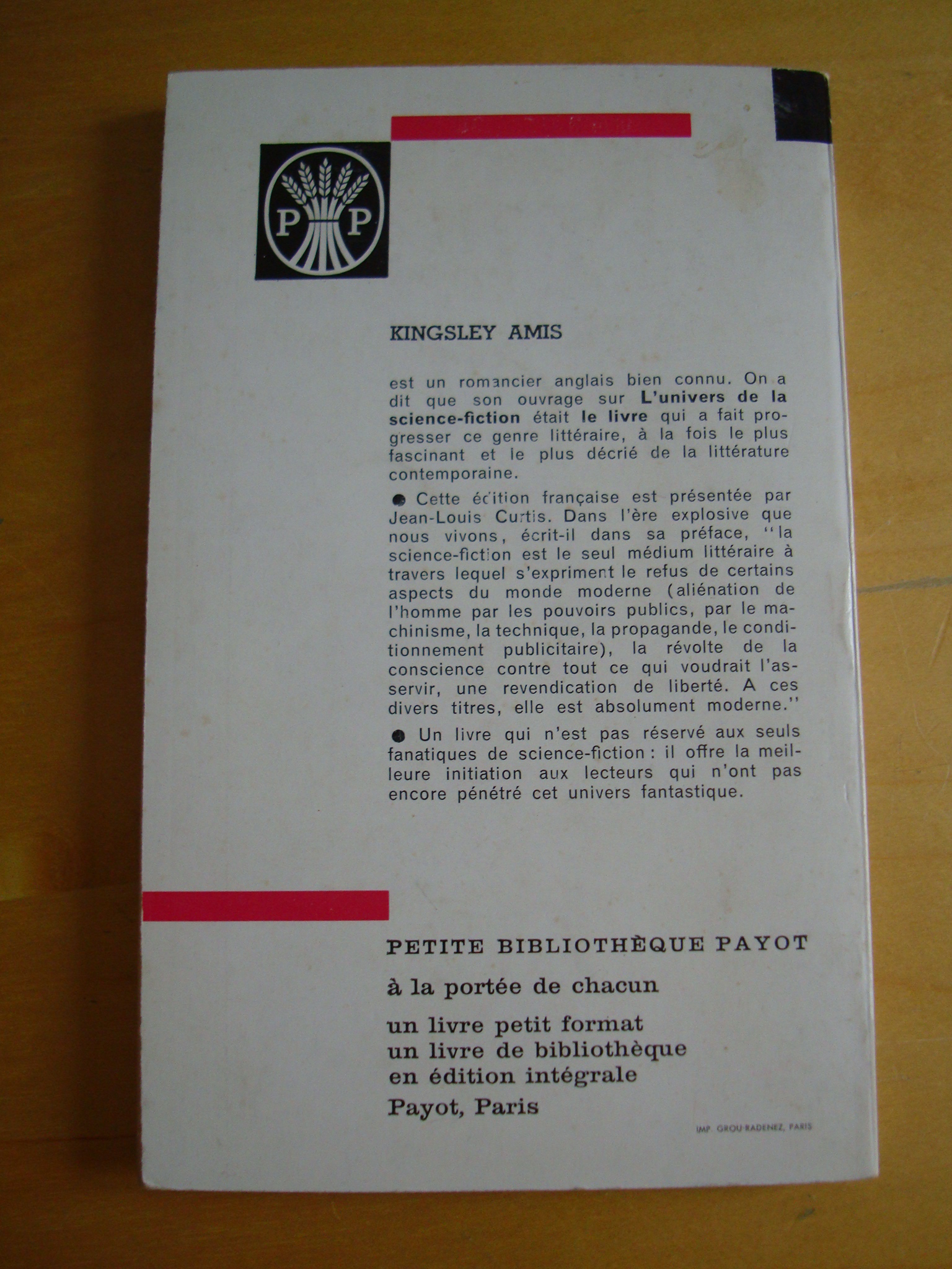 K. Amis L'Univers de la Science-Fiction 1962 – Image 3