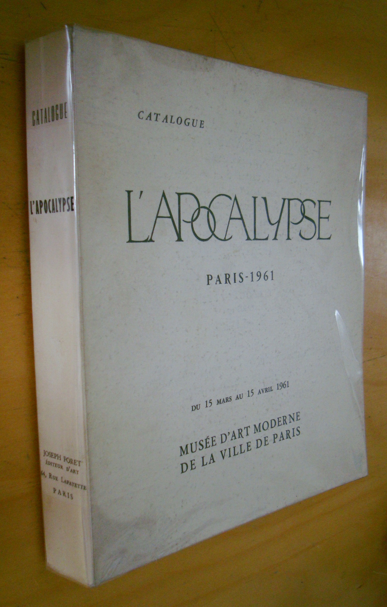 Catalogue L'Apocalypse Paris 1961 Musée d'Art Moderne de la Ville de Paris