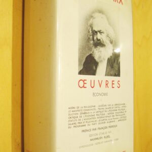 Karl Marx Oeuvres économie 1 Bibliothèque de la Pléiade 1965