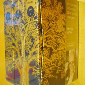 Alain Rey Dictionnaire historique de la langue française Coffret en 3 volumes édition de luxe Le Robert 2024