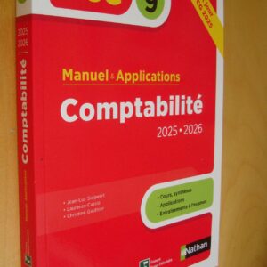 DCG9 Manuel & Applications Comptabilité 2025 2026 à jour PCG 2025