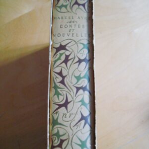 Marcel Aymé Contes et nouvelles édition illustrée de 32 aquarelles de Gus Bofa gravée sur bois par G. Angiolini & G. Rougeaux nrf 19563 Cartonnage Bonet