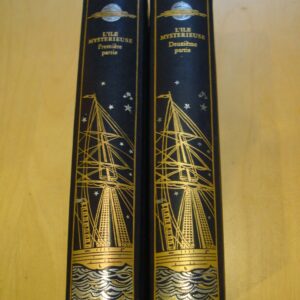 Jules Verne L'île mystérieuse Jean de Bonnot (2 tomes complet) 1976