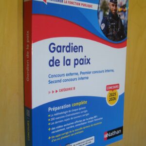 Gardien de la paix Concours 2025 2026