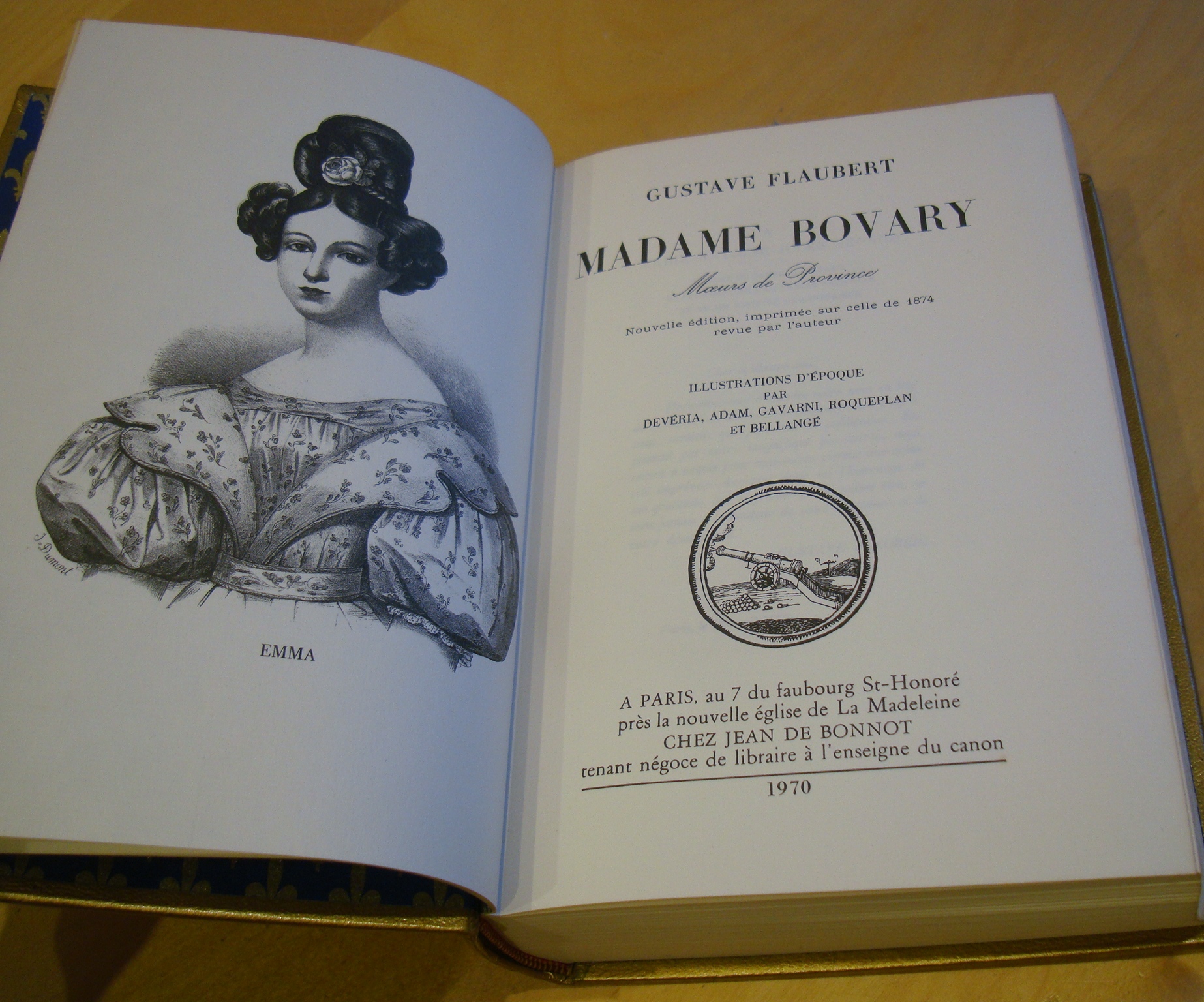 Flaubert Madame Bovary illustrations d'époque par Devéria, Adam, Gavarni, Roqueplan et Bellangé Jean de Bonnot 1970 – Image 3