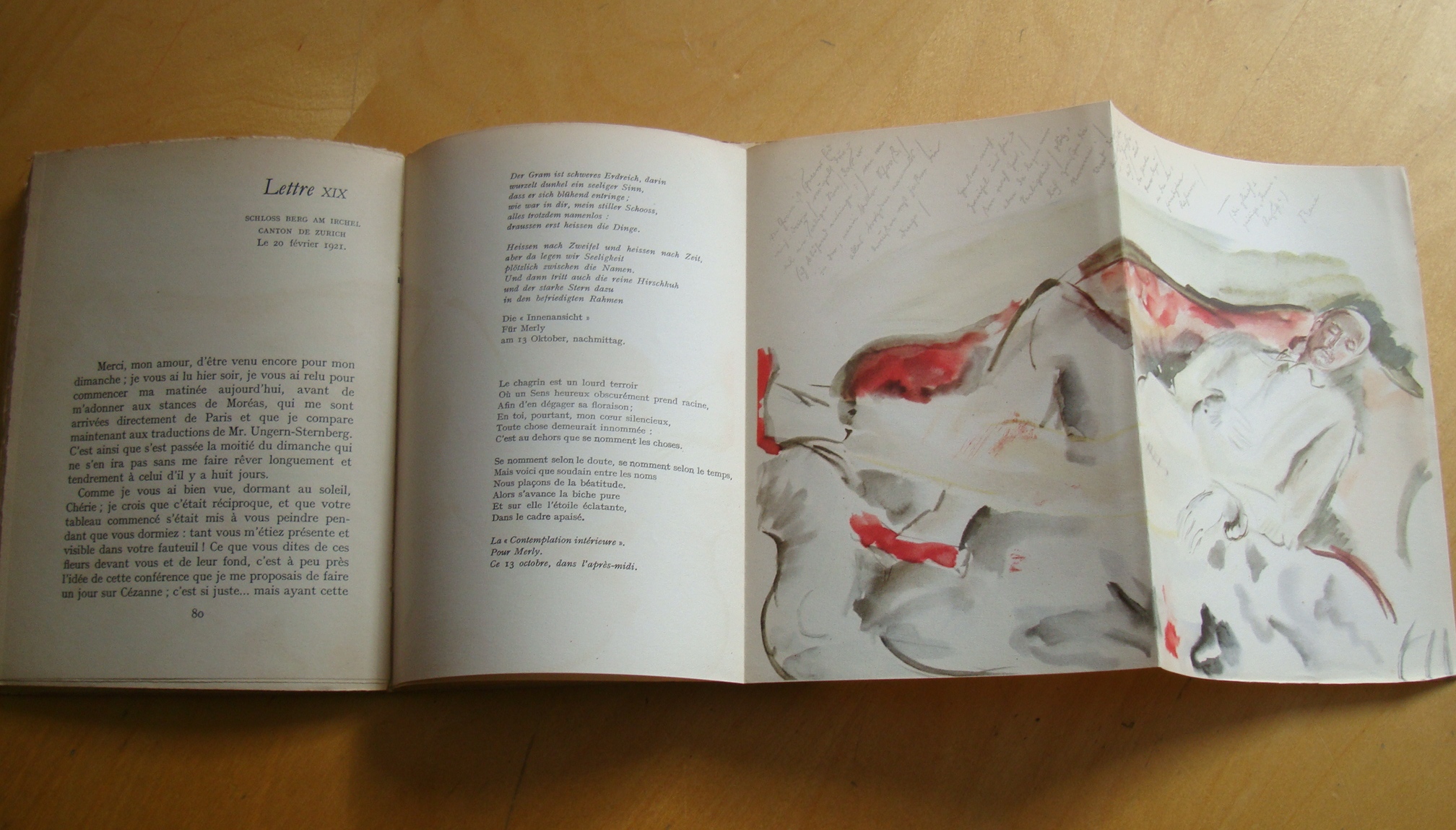 Rainer-Maria Rilke Lettres françaises à Merline 1919-1922 – Image 2