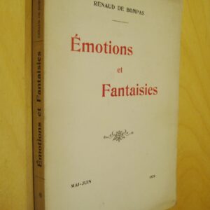 Renaud de Bompas Émotions et Fantaisies mai-juin 1924