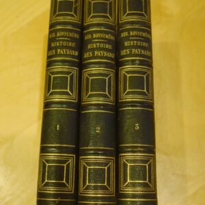 Eugène Bonnemère Histoire des paysans Le Servage Les Jacqueries La commune agricole 1886