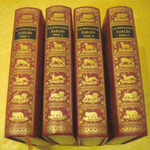 La Fontaine Fables avec les Figures d'Oudry Jean de Bonnot 1969