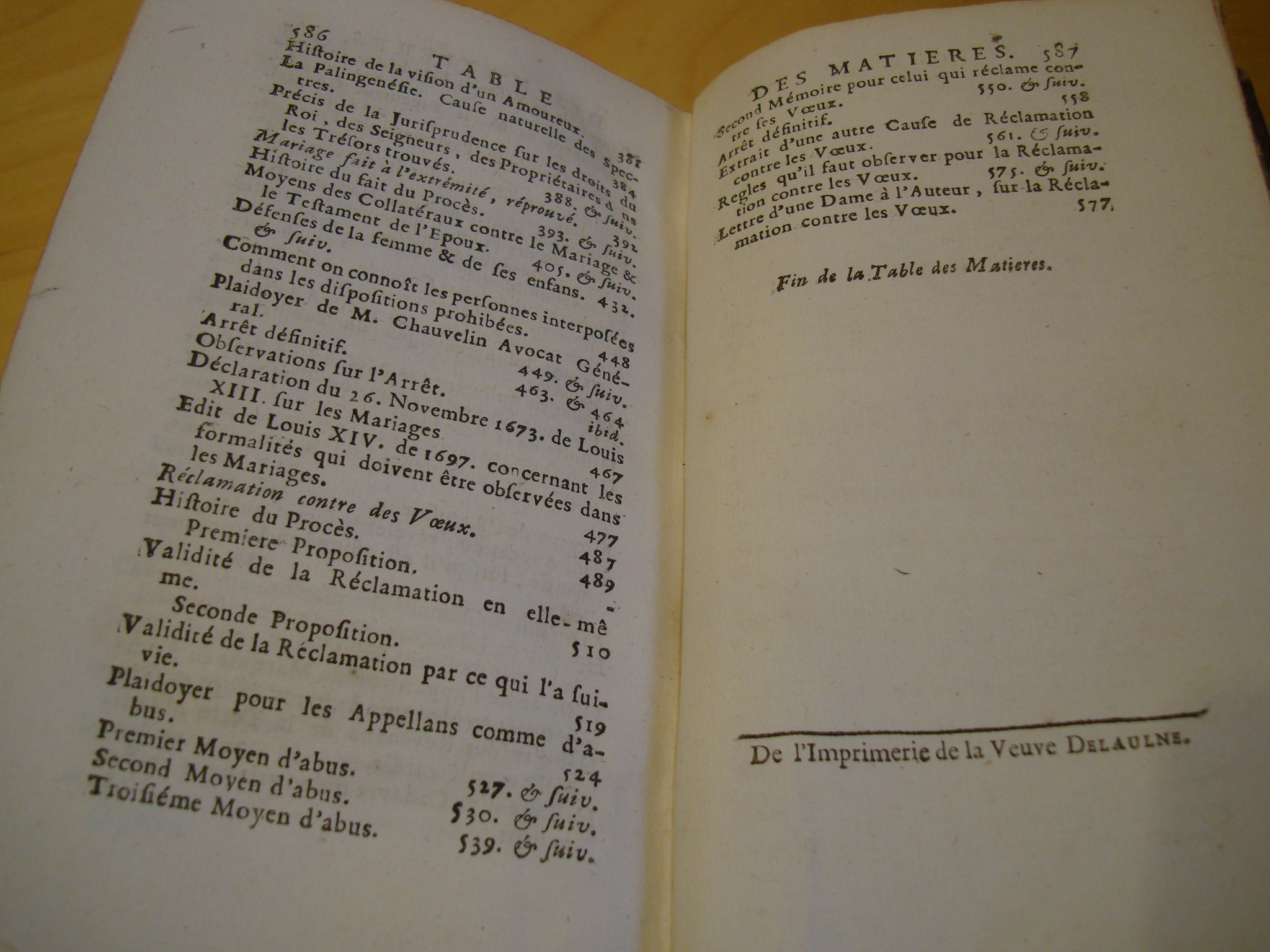 Causes célèbres et intéressantes avec les jugemens Tome XL 1738 – Image 2