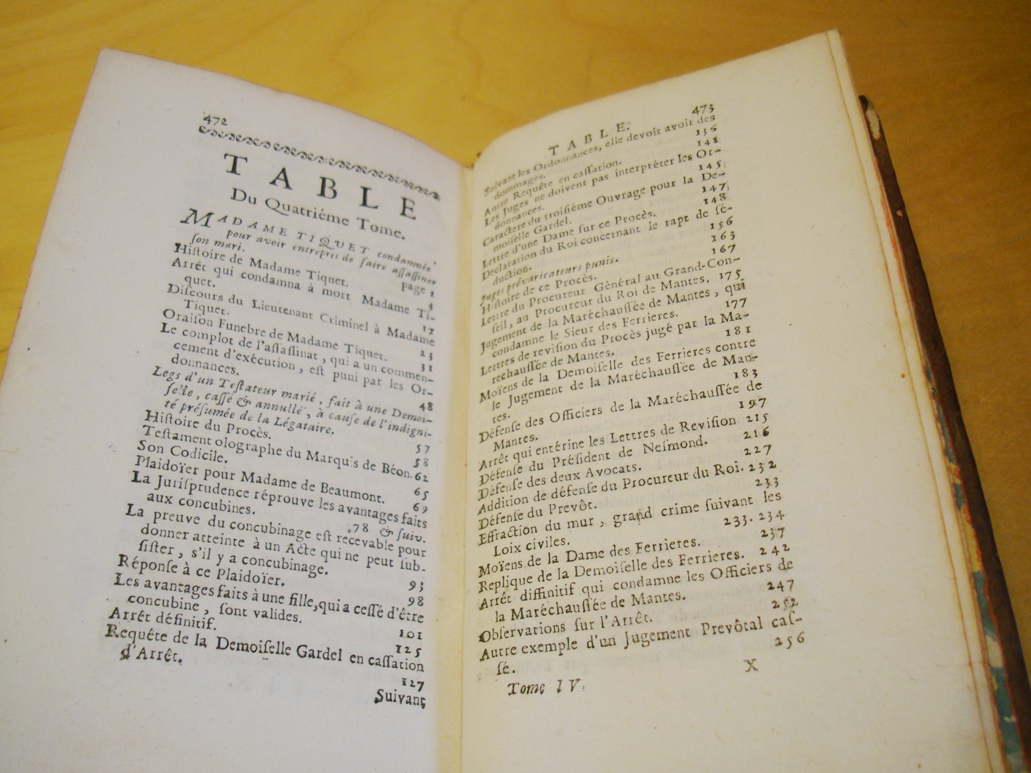 Causes célèbres et intéressantes avec les jugemens Tome IV 1734 – Image 4
