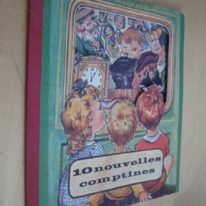 10 nouvelles comptines collection "Regardez-moi" illustrations Dinah Hemma 1956