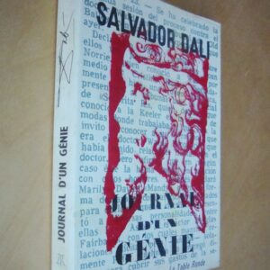 Salvador Dali Journal d'un génie éditions La Table Ronde 1964 signature de Dali
