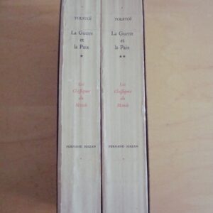 Léon Tolstoï La Guerre et la Paix Les classiques du Monde Fernand Hazan 1950