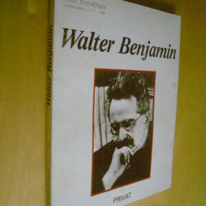 Revue d'esthétique n°1 1981 Walter Benjamin