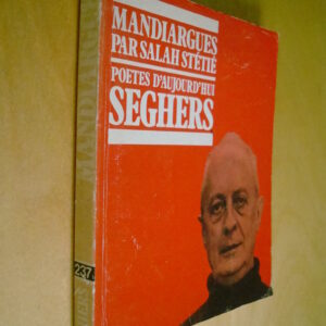 Salah Stétié Mandiargues Poètes d'aujourd'hui n°237 Seghers