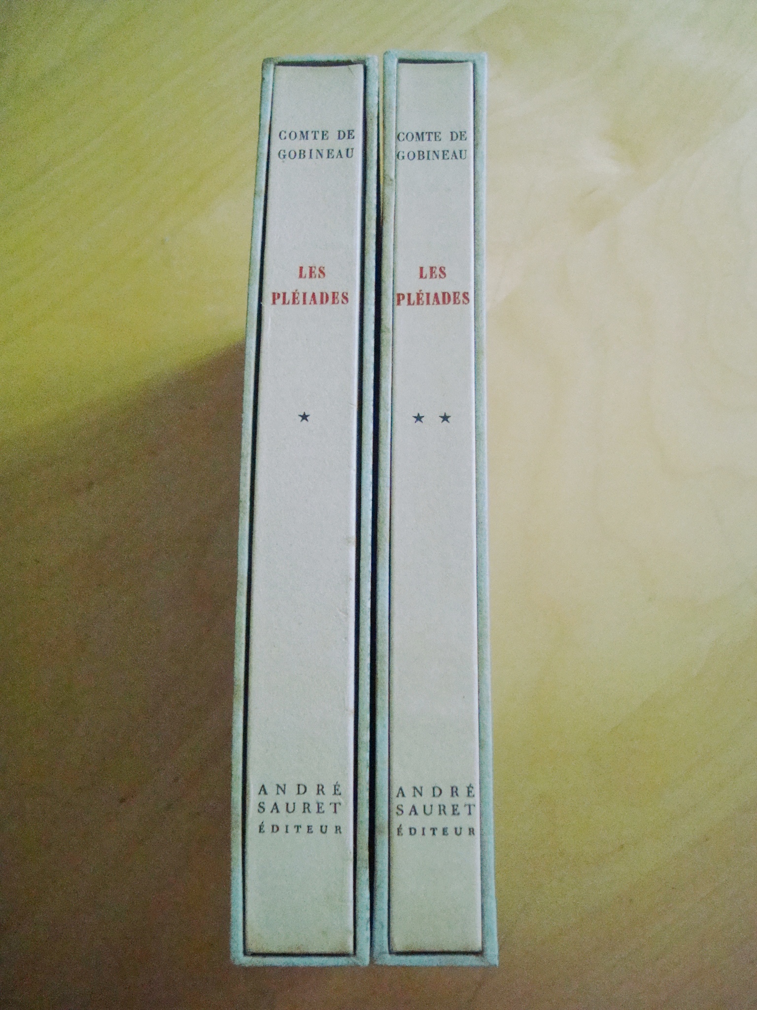 Comte de Gobineau Les Pléiades Imprimerie nationale André Sauret éditeur 1953 – Image 4