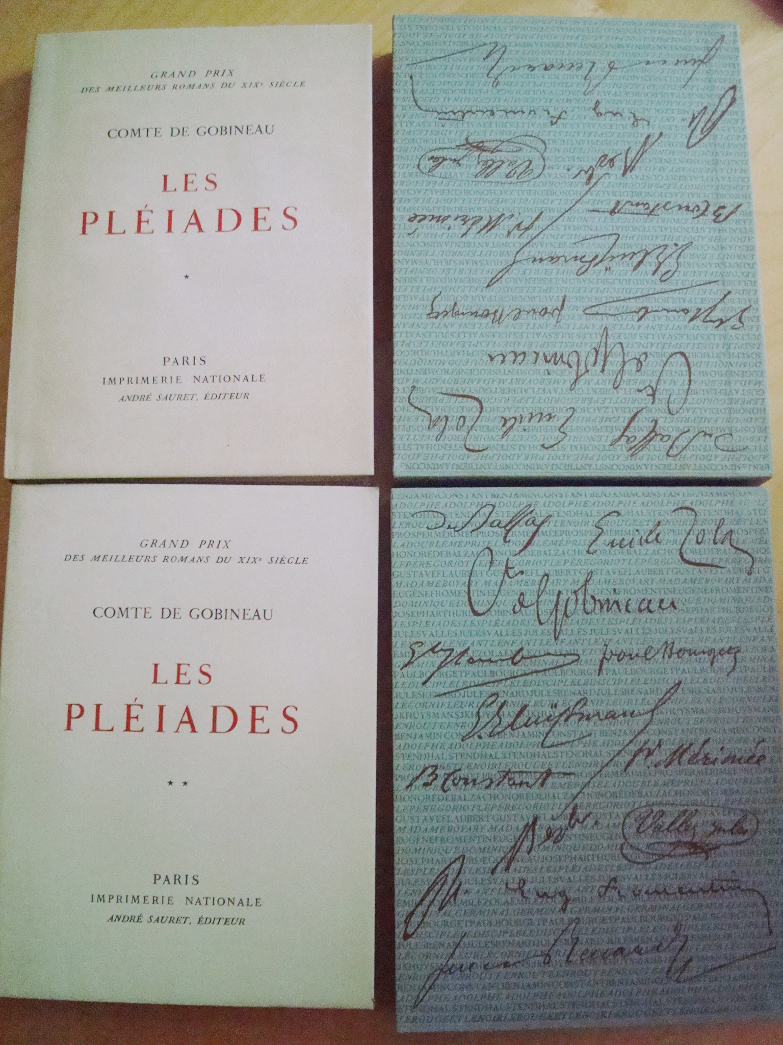 Comte de Gobineau Les Pléiades Imprimerie nationale André Sauret éditeur 1953 – Image 3