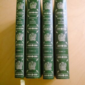 Las Cases Mémorial de Sainte-Hélène 4 tomes Cercle du Bibliophile 1961