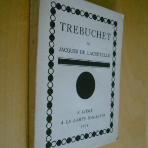Jacques de Lacretelle Trébuchet À la Lampe d'Aladin 1926