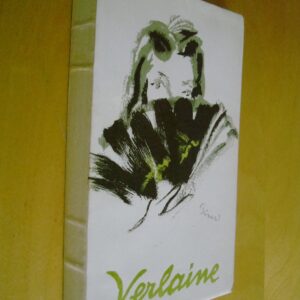 Paul Verlaine Poèmes choisis Couverture et frontispice de Christian Bérard La bonne compagnie Hazan 1954
