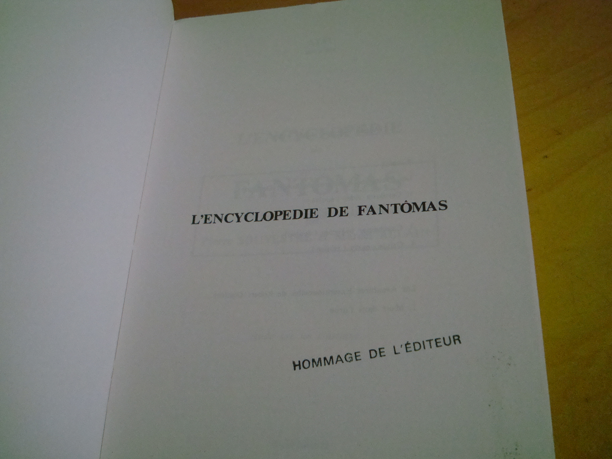 Alfu L'encyclopédie de Fantômas grand roman inédit 1911 - 1913 par Pierre Souvestre et Marcel Allain – Image 3