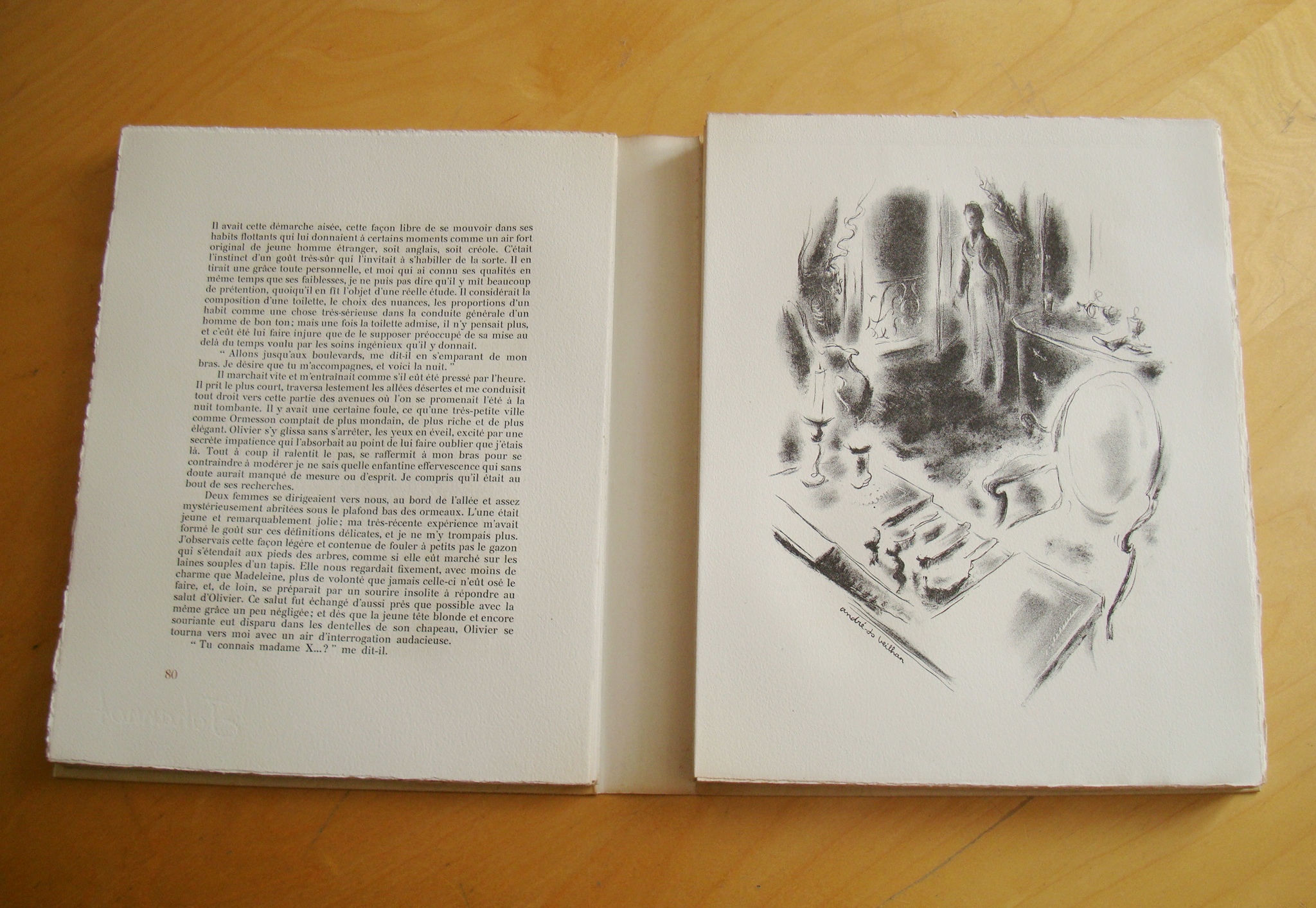 Eugène Fromentin Dominique lithographies originales de André-Jo Veilhan Cuzin 1945 – Image 3