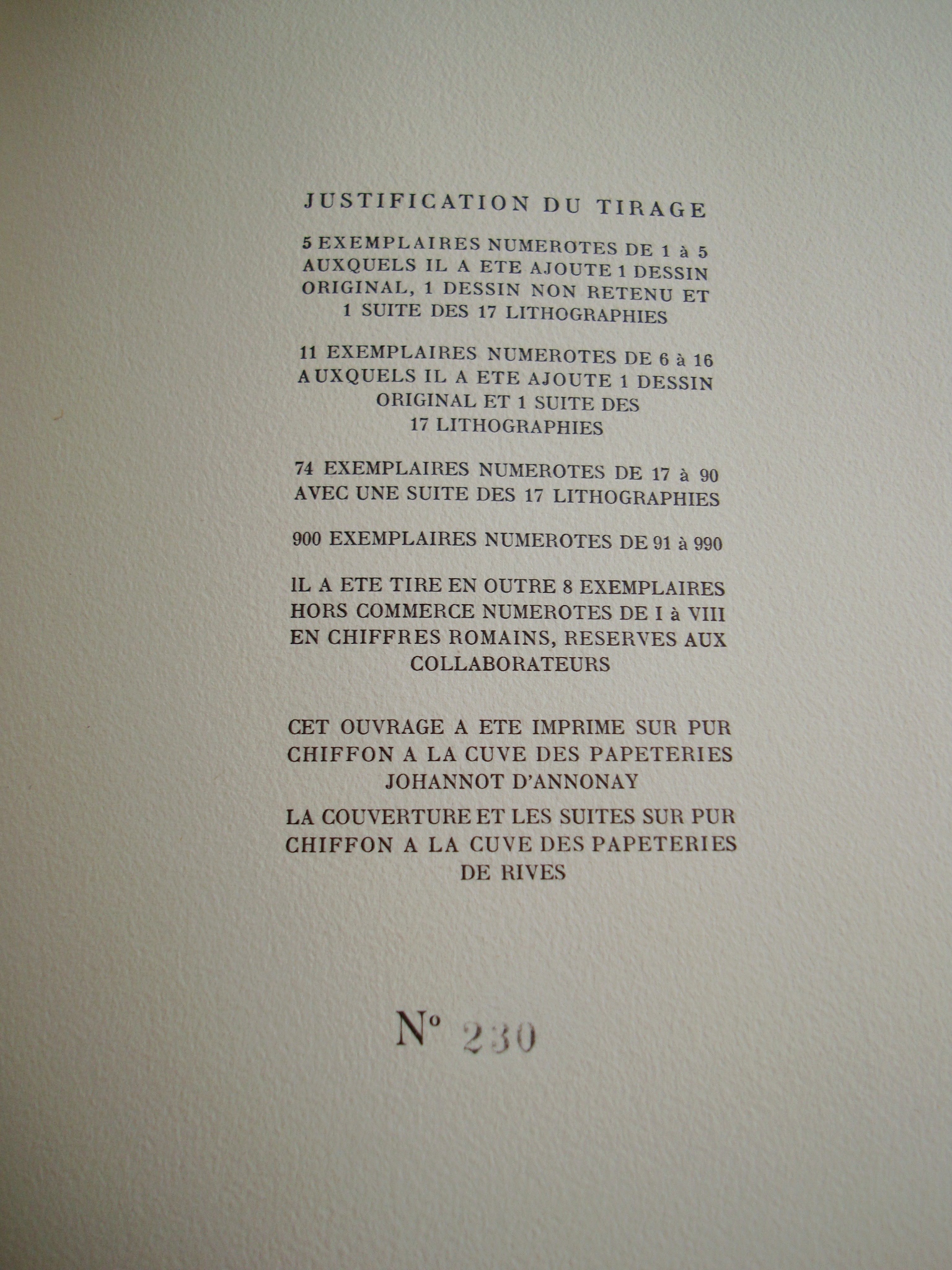 Eugène Fromentin Dominique lithographies originales de André-Jo Veilhan Cuzin 1945 – Image 2