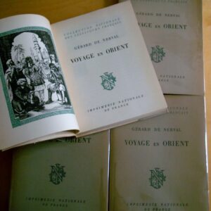 Gérard de Nerval Voyage en Orient Imprimerie nationale 1950 illustré par Y. Trevedy