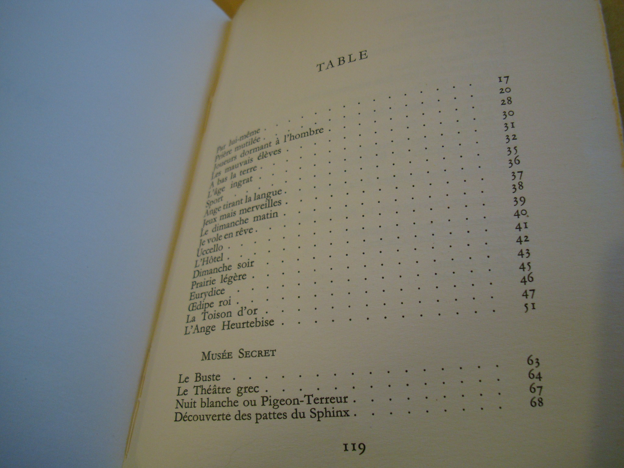 Jean Cocteau Opéra Oeuvres poétiques 1925-1927 édition nouvelle ornée de 8 dessins de l'auteur 1959 – Image 4